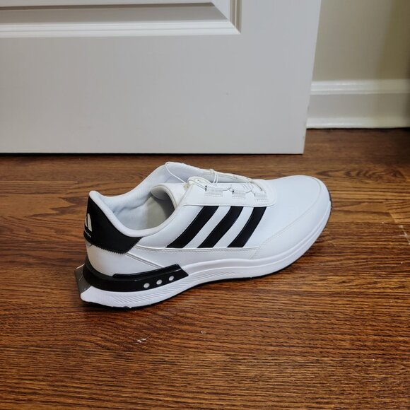 adidas S2G BOA 24 Men's Golf Shoes, IF0286, White w Black, New in Box, US 13 - Picture 7 of 15